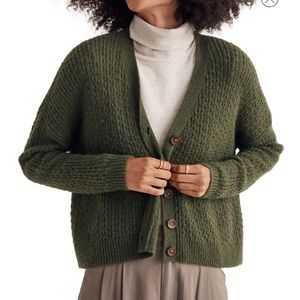 Madewell Mayfair sweater cardigan NEW